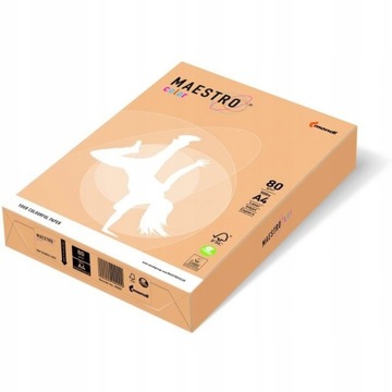 Papier ksero A4 80g MAESTRO COLOR GO22 złoty Trend