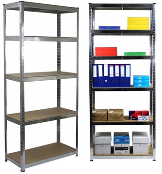 Металлический гаражный стеллаж для подвала 180х90х30 875кг CHM