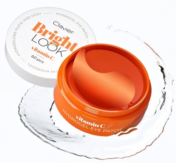 Clavier Bright Look Płatki pod Oczy Vitamin C 60 sztuk
