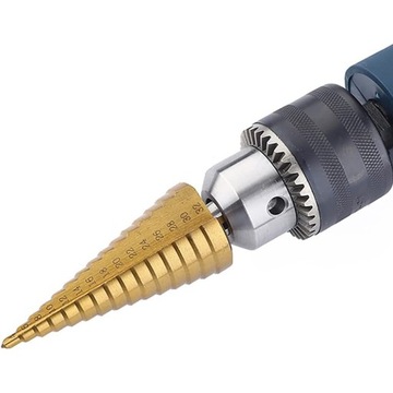 СВЕРЛА СТУПЕНЧАТЫЕ КОНИЧЕСКИЕ СВЕРЛА HSS 4-32мм ДЛЯ МЕТАЛЛА ПЛАСТИКОВОГО ЛИСТА НАБОР 3 шт.