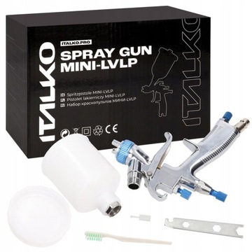 МИНИ-ПИСТОЛЕТ ДЛЯ ПОКРАСКИ LVLP, СОПЛО 0,8 мм ITALKO