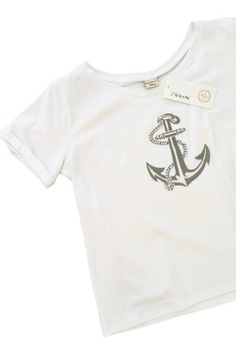 T-shirt Anchor - By o la la...! S Khaki