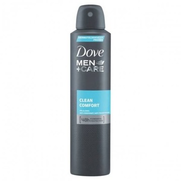 DOVE Men CLEAN COMFORT Antyperspirant spray dla mężczyzn 250ml