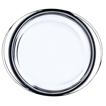 2,2L Стеклянное тепло -устойчивый сосуд с круглой крышкой для выпечки