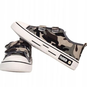 TRAMPKI DZIECIĘCE BUTY SPORTOWE SZKOLNE NA RZEP