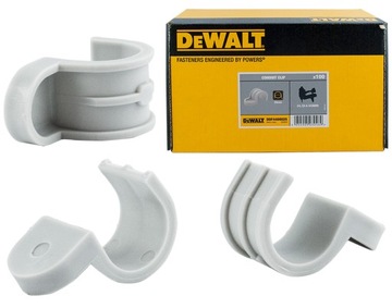 Uchwyt obejma PCV 25mm 100szt. do DCN890 DeWALT