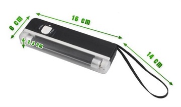 TESTER UV BANKNOTóW LAMPA ULTRAFIOLETOWA WYKRYWACZ