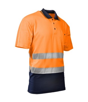 РАБОЧАЯ ФУТБОЛКА ПОЛО МУЖСКАЯ, СО Светоотражающими элементами, ПРЕДУПРЕЖДЕНИЕ, HV, ЛЕГКАЯ, СТАНДАРТЫ ЗДОРОВЬЯ И БЕЗОПАСНОСТИ M