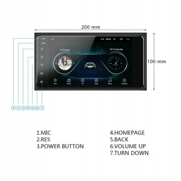 РАДИО FM GPS-навигация TOYOTA 2Din Android 10 WIFI