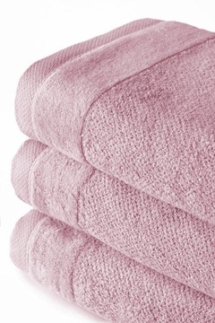 Ręcznik Vito 50x90 różowy pudrowy frotte bawełniany 550g/m2