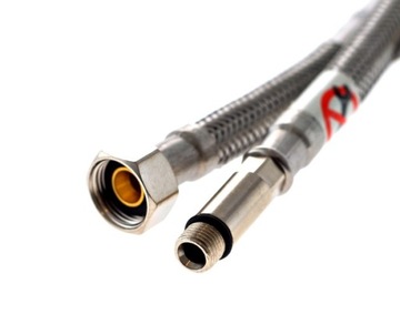 ШЛАНГ В ОПЛЕТКЕ ДЛЯ АККУМУЛЯТОРА ДЛИННЫЙ M10 3/8 60см АЛМАЗ