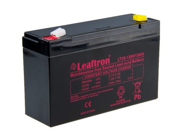 Akumulator LEAFTRON LTC6-13 6V/13Ah samochodziki