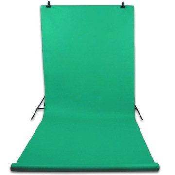 ZESTAW ATELIER + TŁO ZIELONE GREEN SCREEN 2,5x1,6m