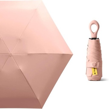 Маленький дождь зонтик солнцезащитный крем UPF50 Складывается мини -фильтр