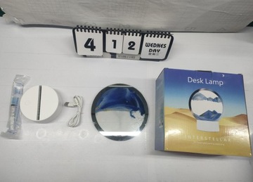 3D СВЕТОДИОДНАЯ НОЧНАЯ ЛАМПА ПЕСОЧНАЯ ЖИВОПИСЬ ИСКУССТВО ТЕКУЩИЕ ПЕСОЧНЫЕ ЧАСЫ СВЕТ