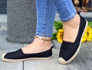 ЧЕРНЫЕ КРУЖЕВНЫЕ ЭСПАДРИЛИ ЖЕНСКИЕ