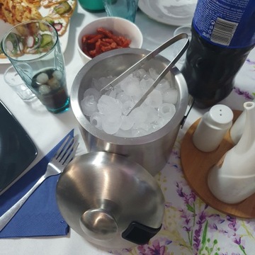 Ведро для льда Контейнер для льда 1,3л + щипцы