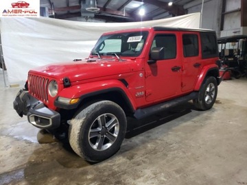 Jeep 2021 Jeep Wrangler 2021r., Unlimited Sahara, od ubezpieczalni 2.0 Benzyna 270KM