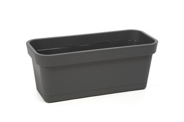SKRZYNKA BALKONOWA LOBELIA 40 CM KOLOR ANTRACYT