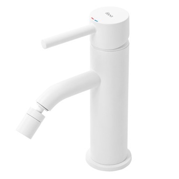 Напольный смеситель для биде LUNGO MAT WHITE - REA
