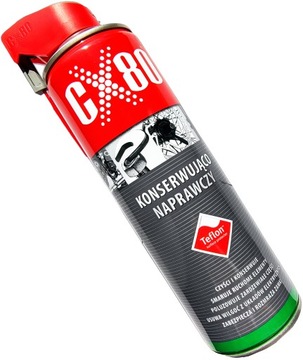 CX80 PŁYN KONSERWUJĄCO-NAPRAWCZY TEFLON DUO SPRAY 250ML