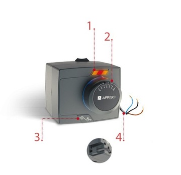 ZAWÓR 4 DROGOWY 2 CALE + SIŁOWNIK AFRISO ARM 343