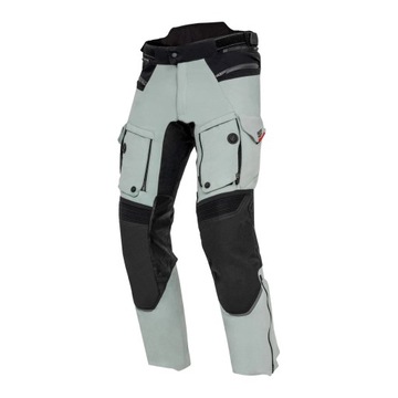 Мотоциклетные текстильные брюки REBELHORN RANGE GREY/BLACK/RED БЕСПЛАТНО