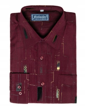 Elegancka Koszula Męska Długi Rękaw Q4-2 43/44