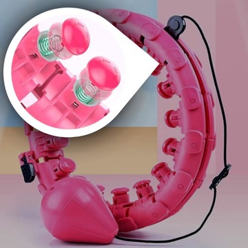 ХУЛА ХОП С Утяжеленными пабами, ФИТНЕС ДЛЯ ПОХУДЕНИЯ, СКЛАДНАЯ SMART FIT