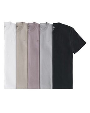 Koszulki męskie 5-PAK t-shirt zestaw koszulek Hollister M