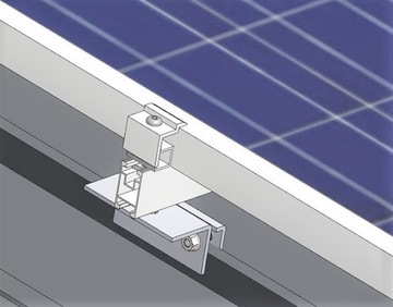 Кронштейн для крепления на крышу СТОЯЩИЕ ШВЫ сталь PV