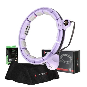 HULA HOP MAGNETYCZNY Z PASEM ZESTAW HHM13 HMS + PAS BR163 KOŁO ODCHUDZAJĄCE