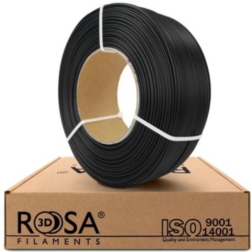ROSA 3D Filaments PLA Refill CarbonLook Black 1kg