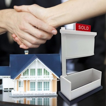 Organizator wizytówek wiejskich Wizytówka z uchwytem na karty nieruchomości