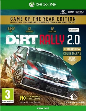 DIRT RALLY 2.0 EDYCJA ROKU XBOX ONE PL KLUCZ
