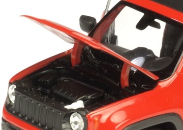 МЕТАЛЛИЧЕСКИЙ АВТОМОБИЛЬ JEEP RENEGADE TRAILHAWK WELLY МОДЕЛЬ
