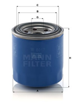 Mann-Filter W 8017 Масляный фильтр