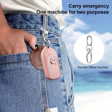 ЧЕРНОЕ Зарядное устройство POWERBANK 1200 мАч БРЕЛОК с двумя разъемами Type-C + Lightning