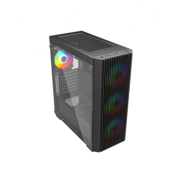 ПК ИГРОВОЙ FORNAX K600 MIDI TOWER ATX КОРПУС ДЛЯ КОМПЬЮТЕРА, СЕТОЧНОЕ ARGB-СТЕКЛО