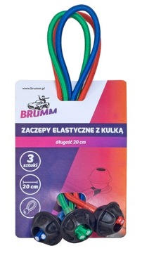 ZACZEPY ELASTYCZNE Z KULKĄ BRUMM