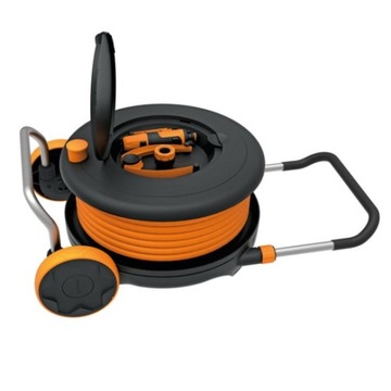 WĄŻ OGRODOWY SZLAUCH DO WODY BĘBEN Z WĘŻEM WÓŻEK 13MM 1/2 20M FISKARS