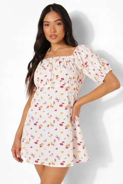 BOOHOO PETITE MINI SUKIENKA KWIATY ZC6 LT6__M