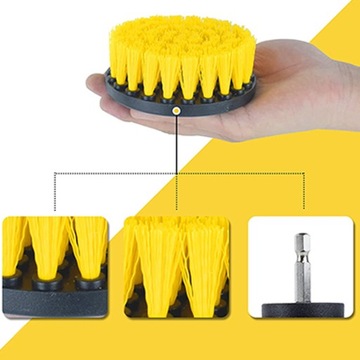 ЩЕТКИ ДЛЯ ОТВЕРТКИ НАБОР ИЗ 4-Х ПОСАДОК ЩЕТКИ