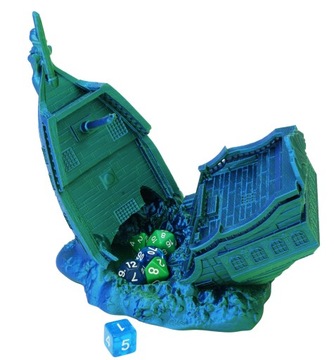 Обломки - затонувший пиратский корабль - башня с кубиками - FatesEnd Sunken Pirate