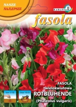 FASOLA TYCZNA ROTBLUHENDE -CZERWONY KWIAT- 20 G