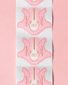 SAUTE NAILS NAIL FORMS трафареты для наращивания гелевого маникюра 300 шт.