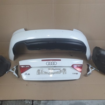 AUDI A5 8T KLAPA TYŁ ZDERZAK PDC BŁOTNIK ZAWIASY