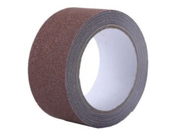 TAŚMA ANTYPOŚLIZGOWA SAMOPRZYLEPNA BRĄZOWA 50 mm * 5 METRÓW NA SCHODY MOCNA