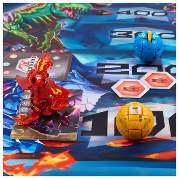 НАБОР ПЛАТИНОВЫХ ФИГУРОК BAKUGAN EVOLUTIONS + КОВРИК