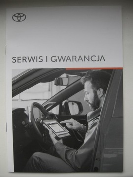Сервисная книжка TOYOTA 07/2022 новая Польша оригинал